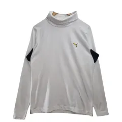 PUMA PUMA(プーマ) 白 長袖 Tシャツ L ポリエステル