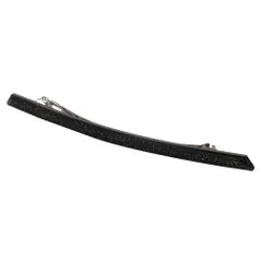 【D：ゴールド × ワンサイズ】[Cream dot. クリームドット公式] ヘアアクセサリー レディース 20色 バレッタ ヘアクリップ 大きめ メタル セミマット ヘアライン加工 細い マーブル ラメ ロング スティックバレッタ 大人 上品 シンプル