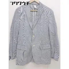 ◇ yin & yang イン＆ヤン シングル2B 長袖 テーラードジャケット サイズL グレー レディース  【中古】 【1110280005325】のサムネイル