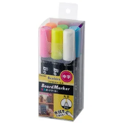 レイメイ藤井 蛍光ボードマーカー 水性 中字 8本パック LBM1051 （1点）