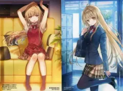 【中古】シール・ステッカー 椎名真昼 クリアステッカー2枚セット 「ライトノベル お隣の天使様にいつの間にか駄目人間にされていた件 8 ドラマCD付き特装版」 駿河屋購入特典