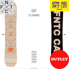 【ムラスポ公式】FNTC　CAT（クリーム）　23-24　NEW　スノーボード　40％OFF
