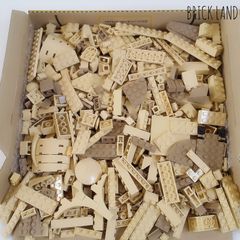 5087　レゴ　タン系　基本ブロック　約600g　大量　まとめ売り　0.6kg　ダークタン　ベージュ　肌色　クリーム色　詰め合わせ