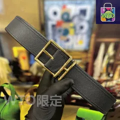 【今日特価】Hermes ニューモデル デュアルレザーベルト-1