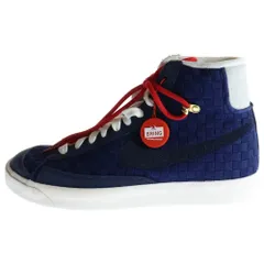 NIKE (ナイキ) BLAZER MID 77 VNTG SASHIKO DD5486-492 ブレーザー 刺し子 ミッドカットスニーカー ネイビー US8/26.0cm