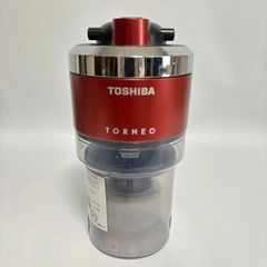 【簡易清掃済】東芝  （型番：VC-JCL10000）　掃除機　スティック　ダストケース　ダストカップ　ゴミ　フィルター　サイクロン　部品　クリーナー　TOSHIBA　（色：赤　レッド）