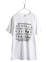 【お得なクーポン配布中!】 00s おっぱい イラスト プリント Tシャツ メンズ L / オールド エロ 下ネタ ジョーク アート グラフィック キャラクター ヘビーウェイト 白