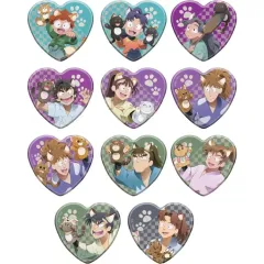 【中古】バッジ・ビンズ 全11種セット 「劇場版 忍たま乱太郎 ドクタケ忍者隊最強の軍師 in ナンジャタウン 開幕!“忍”形劇の段 ハート缶バッジコレクション(壱)」