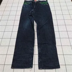 ◇ Θ XLARGE エクストララージ ジーンズ デニム パンツ サイズ32 ネイビー系 メンズ E  【1509100072409】