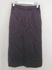 ◇ BEAUTY & YOUTH ビューティアンドユース UNITED ARROWS サテン ロング 台形 スカート サイズS バーガンディ レディース  【中古】 【1207060009632】
