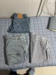 クローゼット断捨離中 デニムジャケット コーディネートセット デニムジャケット シャツ ズボン