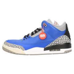 NIKE (ナイキ) AIR JORDAN 3 RETRO VARSITY ROYAL CT8532-400 エアジョーダン3 バーシティブルー ローカットスニーカー ブルー US10.5/28.5cm