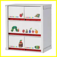 はらぺこあおむし 【クラフト製】ベビーチェスト お世話ごとに収納できる５引き出し