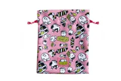 スモ 【送料無料】 【スヌーピー】【SNOOPY】トラベル巾着【ピンク×グリーン】【ピーナッツ】【ウッドストック】【すぬーぴー】【アニメ】【キャラクター】【ポーチ】【ケース】【きんちゃく】【小物入れ】【巾着袋】【袋】【収納】【雑貨】【グッズ】