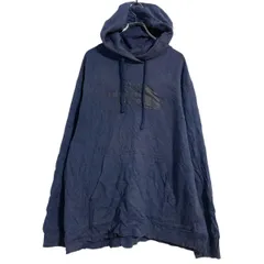 THE NORTH FACE プリントスウェット パーカー XXL ネイビー ザノースフェイス プルオーバー ビッグサイズ 古着卸 アメリカ仕入 a702-7610