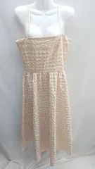 ◇ Olu. オルドット 個性的 おしゃれ フレア ロング丈 キャミソールワンピース サイズF アイボリー レディース E  【1407020043953】