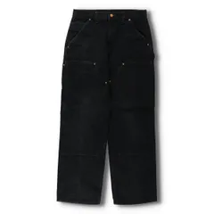 80s W36L30 Carhartt usa製 ダブルニー ブラッ色落ち良好 80s W36L30 Carhartt usa製 ダブルニー ブラッ色落ち良好