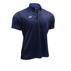 underarmour(アンダーアーマー) 01 TEAM ARMOUR POLO BD マルチSPポロシャツ M (1342582-410) MDN/WHT XS [MDN/WHT] [XS]
