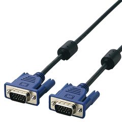 エレコム ディスプレイケーブル D-sub15ピン VGA-VGA スリム RoHs対応 1.0m ブラック CAC-10BK/RS 0