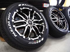 200系 ハイエース MID NITROPQWER M26 CROSS FANG 17inch 6.5J 6H139.7+38 ヨコハマ PARADA PA03 215/65R16 車検対応 ホワイトレター