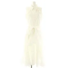 スナイデル SNIDEL 24AW イレヘムシャツワンピース ロング マキシ ノースリーブ 2 白 ホワイト /MF ■OS ■AD