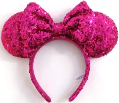 【中古】アクセサリー(非金属) ミニマウス(ピンク/スパンコール) カチューシャ 「ディズニー」 東京ディズニーリゾート限定