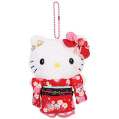 ハローキティ マスコットホルダー 着物 和風 豪華な和柄の着物シリーズ サンリオ sanrio