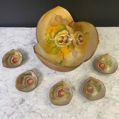 英国 里帰り オールドノリタケ ドレッシングテーブルセット マルキ印