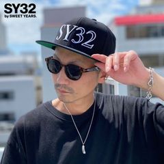 SY32 by SWEET YEARS 3D ロゴ スナップバック キャップ 正規取扱い メンズ レディース ブランド 3D LOGO SNAPBACK CAP