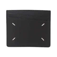 メゾン マルジェラ Maison Margiela カードケース メンズ ブランド 4ステッチ レザー ブラック ブラウン カードホルダー バイカラー 【中古】