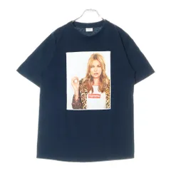 [大人気]　シュプリーム　Tシャツ　プリント◎　ケイト　モス　フォトT　レア◎ Supreme 'Kate Tee'Tシャツ ケイトモス Kate Moss 紺 ネイビー L