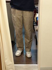DOCKERS ドッカーズ Levi's リーバイス チノパン ツータックチノ メンズパンツ 綿パンツ カジュアルパンツ ブラウン系 ベージュ W34L30 裾ダブル仕様 A-608