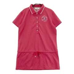 サイズ：L MUNSING WEAR マンシングウェア  半袖ポロシャツ チュニック  ピンク系 [240101411125]# ゴルフウェア レディース ストストのサムネイル
