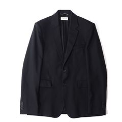 サンローランパリ SAINT LAURENT PARIS 18年製 ヴァージンウール ジャケット 50 ブラック メンズ 正規品 5-DD021