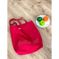 ☆ レッド ☆ トートバッグ 大容量 ロゴ おしゃれ ysbag5489 トートバッグ ショルダーバッグ 大容量 キャンバス おしゃれ トートバック トート 手提げ ショルダーバック ショルダー 斜め掛け 肩掛け ショッピングバッグ ショッピングバック ロゴ