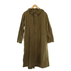 Pas de Calais パドカレ リネンアルパカウールコート カーキ 38 pas de calais ウールリネンアルパカ混 コート カーキ系 38