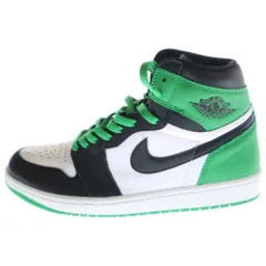 NIKE (ナイキ) AIR JORDAN 1 RETRO HIGH OG LUCKY GREEN エアジョーダン ラッキーグリーン ハイカットスニーカー US9/27cm グリーン/ブラック/ホワイト DZ5485-031