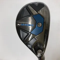 新品未使用 Aiスモーク HL GW 純正スチールシャフト　フレックスS 単品】キャロウェイ PARADYM Ai SMOKE HL アイアン 単品 (#5,AW