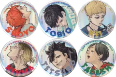 【中古】バッジ・ビンズ 集合(東京遠征2013夏) メタリック缶バッジ6種セット 「ハイキュー!!」 ジャンプGIGA 2024 AUTUMN 応募者全員サービス