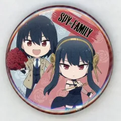 【中古】バッジ・ピンズ ヨル・フォージャー＆ユーリ・ブライア オリジナル缶バッジ 「SPY×FAMILY×ローソン キャンペーン」 対象ドリンク剤購入特典