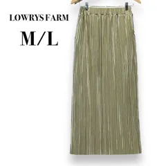 LOWRYS FARM　プリーツスカート　M/Lサイズ　レディース　古着