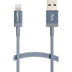 【新品】 ベーシック USB-A -ライトニングケーブル ナイロン iPhone充電 Apple MFi認証 iPhone 14/14 Pro/13/13 Pro/12/SE(第2世代)/iPad 各種対応(ダークグレー 0.9m) 0
