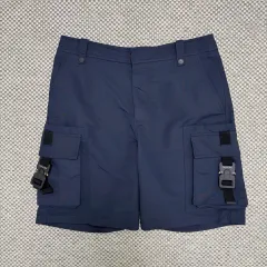 【魂】Dior ディオール　オブリーク　ショートパンツネイビーサイズ34 DIOR | ショートパンツ ディオール オブリーク シルク