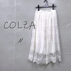 【美品】COLZA 花柄 チュールスカート
