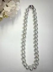 【新品未使用】大粒南洋パールネックレス