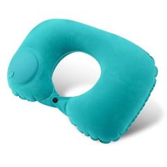 ネックピロー 枕  トラベル ポンプ式 クッション 携帯 U字 エア枕