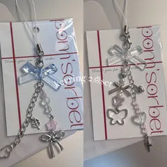 ビーズキーホルダー 2点セット y2k