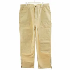 ルイヴィトン LOUIS VUITTON 23SS モノグラム カーペンター ペインターパンツ ワークパンツ ジッパーフライ 38 XL ベージュ /AN16 ☆AA★のサムネイル