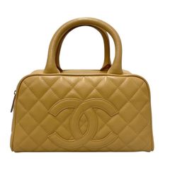 【CHANEL】シャネル ミニボストン A20996 ハンドバッグ レザー レディース 8番台 キャビアスキン 黒 ブラック ボーリング
