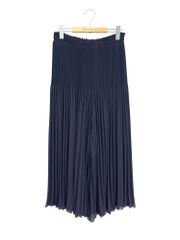 エムズグレイシー 316102 パンツ 42 ネイビー シフォンプリーツパンツ ITLK113HHZK0